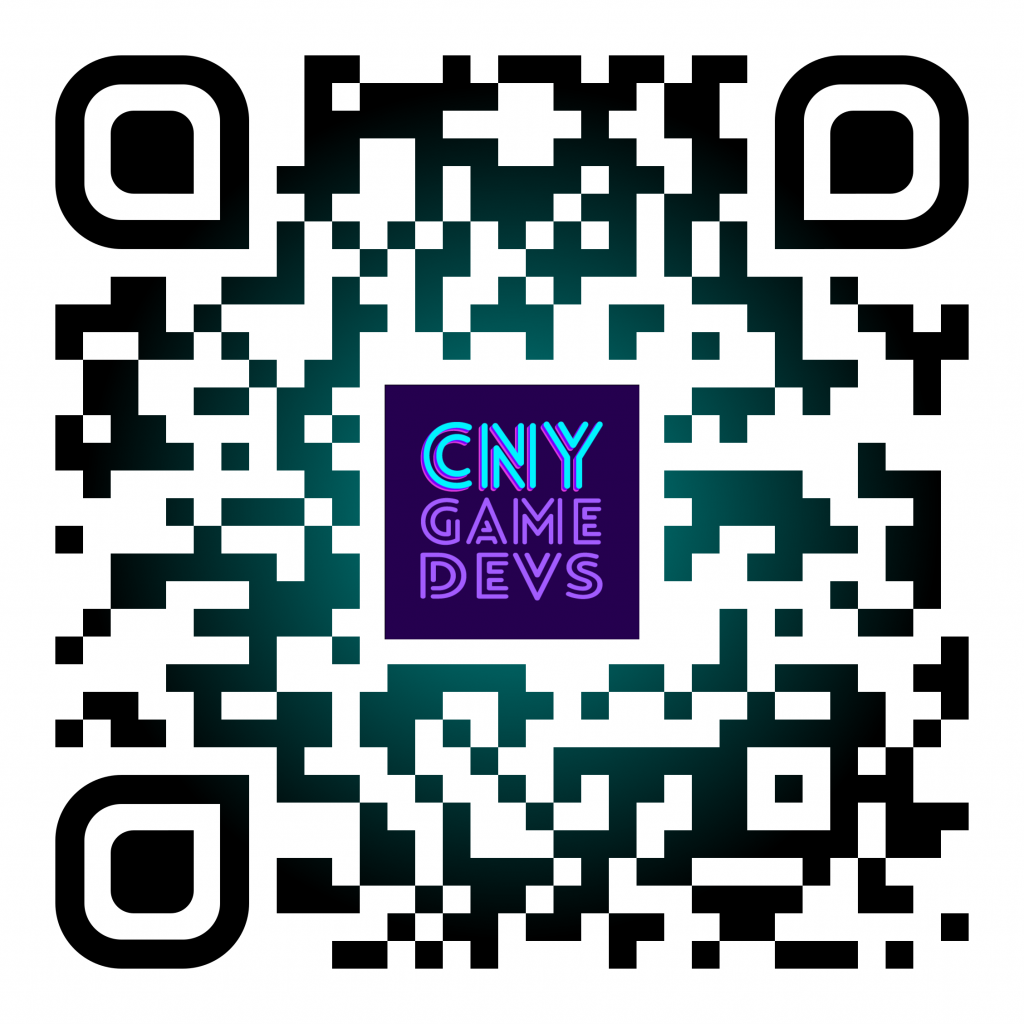 QR code for the CNY Game Devs Discord server